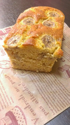 HMで簡単♪しっとりバナナケーキ♪